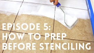 How To Prep and Measure Your Floors Before Stenciling [upl. by Linet]