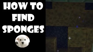 How to find sponges in Minecraft [upl. by Arva]