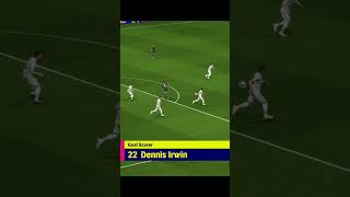 Dennis irwin goal dari rebound bola corner kick efootball [upl. by Lal]