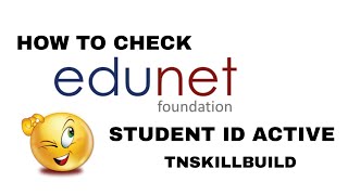 HOW TO CHECK STUDENT ID ACTIVATE IN EDUNET FOUNDATION COURSE  TNskillbuild Resume upload in edunet [upl. by Llirret49]