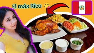 El pollo ala brasa Peruano es el más Ricoperú comidaperuana [upl. by Daffie7]