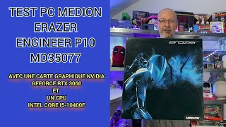 Test PC Medion Erazer Engineer P10 MD35077 [upl. by Anaehr]