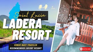 LADERA RESORT in St Lucia Everything You Need to Know  A Complete Review [upl. by Lymn]