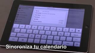 Sincroniza tu calendario en tu iPad [upl. by Ybbed]