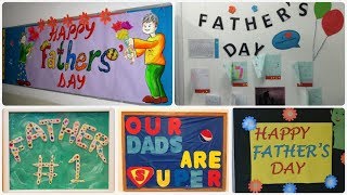 24 Fathers day school display board ideas  Fathers day notice board ideas for school [upl. by Dilan]