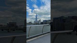 View from Millennium bridge london london uk travel shortvideo shorts explore [upl. by Mendive]