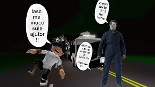 Michael e tanti marioara😂 A întrat peste mine în casa distracție mare de Halloween [upl. by Yroger850]