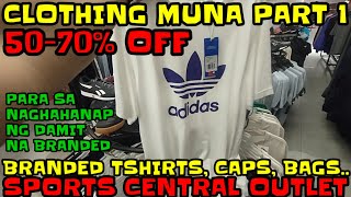 SPORTS CENTRAL OUTLET AT MGA APPARELL ON SALE PART 1 MGA TOL SAPATOS SA PART 2 [upl. by Mairym]