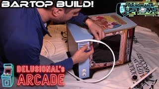 Nintendo Donkey Kong Bartop Arcade Build and Review Harumans Customs [upl. by Yeroc321]