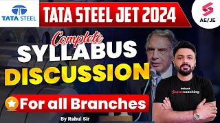 TATA Steel Jet Syllabus 2024  TATA Steel JET Recruitment 2024 Complete Syllabus [upl. by Elianore]