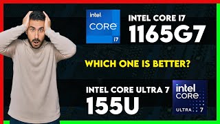 Intel Core i7 1165G7 vs Intel Core Ultra 7 155U Comparison [upl. by Phillis]