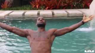 LEBRON JAMES DAY OF LIFE 2014 PRE PLAYOFFS PREPARATION WORKOUT PRACTICE 2 OF 5 [upl. by Idoc]