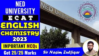 NED Important MCQs EnglishChemistry [upl. by Namdor]