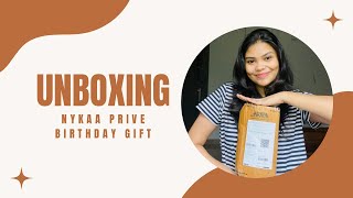 NYKAA PRIVE BIRTHDAY GIFT 2024  UNBOXING VIDEO  MALAYALAM [upl. by Sefton]