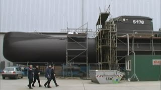 Submarine U 29 S 178 at Shipyard Peenewerft [upl. by Doughty]