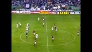 Zidane Volley 40 yards out with weaker foot Bordeaux [upl. by Eizle]