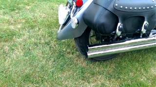 2004 Yamaha Vstar 1100 Silverado cobra pipes listen to it run [upl. by Aoht482]