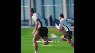 Respect Chiesa and De Ligt For Their Speed🥶🤫 shorts football soccer [upl. by Eirol399]