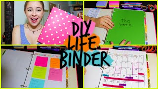 DIY Life Binder Organize your Calendar Work School MORE [upl. by Niattirb]