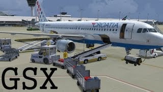 FSDreamTeam  GSX Ground Services X FSX HD [upl. by Rey404]