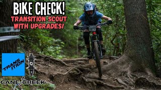 Bike Check My Transition Scout with Cane Creek Helm Fork and Industry Nine Wheels Mountain Bike [upl. by Vitek]