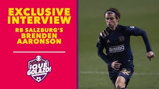 Exclusive Interview Brenden Aaronson transfers to RB Salzburg  ¡Qué Golazo Podcast [upl. by Atirhs]