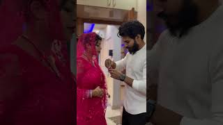 Bhar gya ♥️ love wedding couplegoals couple bride karwachauth [upl. by Origra]