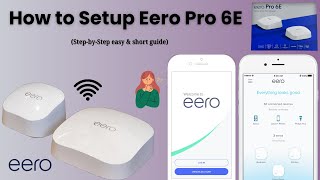 How to Setup Eero Pro 6E  StepbyStep guide for Eero Pro 6E Setup [upl. by Godiva]