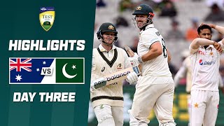 Australia v Pakistan  Second Test  Day 3 [upl. by Ledif317]