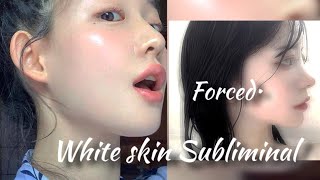 ★Skin whitening ★ Subliminal Powerful forced results [upl. by Atnwahsal881]