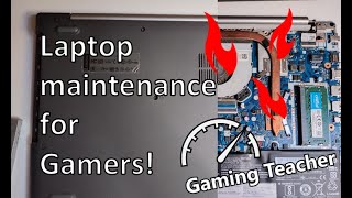 Laptop Maintenance for Gamers [upl. by Inalej]