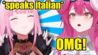 Calli Caught Raora OFF GUARD With Her Italian Pronunciation [upl. by Gavan]