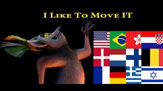 Madagascar  I Like To Move It Full Song  Multilanguage 26 Languages [upl. by Prud327]