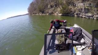 Lake Chickamauga Early Spring Finesse Fishing [upl. by Aelhsa]