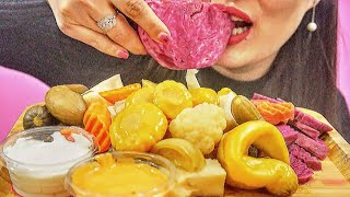 PICKLED VEGETABLES amp ASMR MUKBANG  МАРИНОВАННЫЕ ОВОЩИ EATING SOUNDS [upl. by Megan]