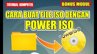 CARA BUAT FILE ISO DI POWER ISO [upl. by Ruhtracm]