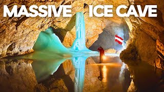 The GIANT Eisriesenwelt Ice Caves in Werfen Austria [upl. by Audras37]