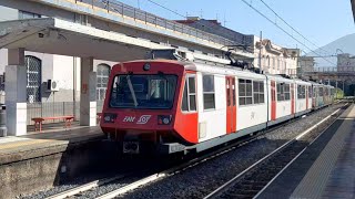 Circumvesuviana  Stazione di San Giovanni A Teduccio [upl. by Nezah418]