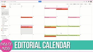 Editorial Calendar  How I Plan Blog amp Youtube Posts  An Organised Mess [upl. by Tnarg409]