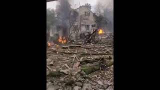 RAW FOOTAGE Hezbollah Rocket Hits Home in Central Israel [upl. by Heimlich]