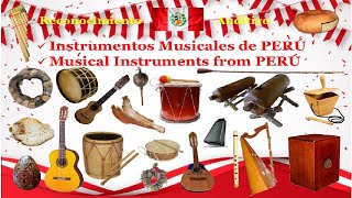 🌎 Instrumentos Musicales de PERÚ Instruments Musical from PERÚ [upl. by Coretta]