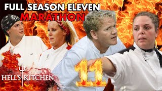 Turn It Up To ELEVEN  Hells Kitchen Full Season 11 Marathon [upl. by Einwahr]