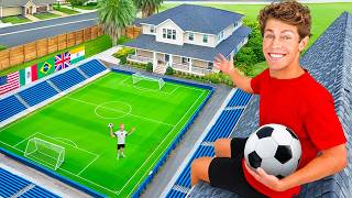 I Built a Soccer Stadium in My House [upl. by Gilroy]