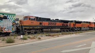 BNSF 7400 leads the HDENLAU at Longmont [upl. by Repohtsirhc55]