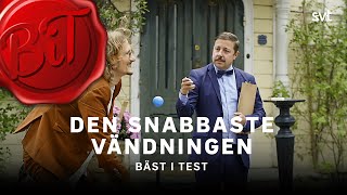 Marcus Berggren med snabbaste vändningen någonsin  Bäst i test 2022  SVT [upl. by Rachaba95]