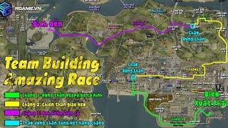 RgameNetwork Tóm tắt đường đi Event Team Building Amazing Race [upl. by Anrak]