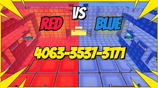 My Fortnite Red Vs Blue Map  406335373171 [upl. by Raymund697]