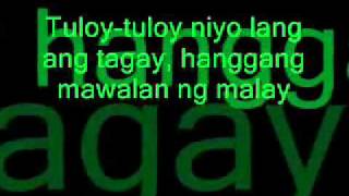 Pakiusap lang Lasingin mo ako lyrics [upl. by Ailecec]