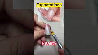 classy short nail designs nail designs with diamonds nail nailart naildesign nailpolish nails [upl. by Noiramed]