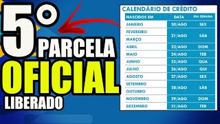 💰FINALMENTE CALENDARIO 5 PARCELA AUXILIO EMERGENCIAL 2021 [upl. by Anneehs]